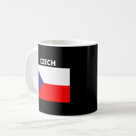 Mug Célébrez Les Journées Tchèques Avec Ce Drapeau Tch (Devant gauche)