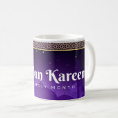 Mug Célébrez Ramadan Kareem Bleu Blanc (Devant droit)