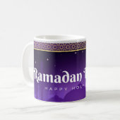 Mug Célébrez Ramadan Kareem Bleu Blanc (Devant gauche)