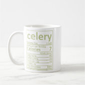 Mug Celery Nutrition Thanksgiving Costume alimentaire (Gauche)