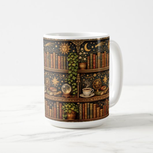 Mug Celestial book lovers shelf   (Devant droit)