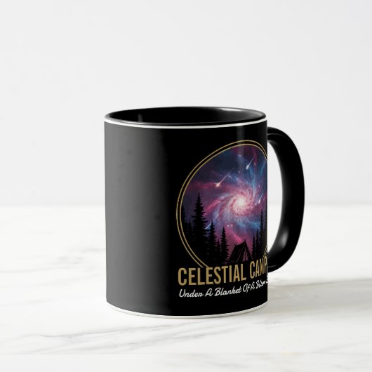 Mug Celestial Camper Galaxy Night Scene (Devant droit)