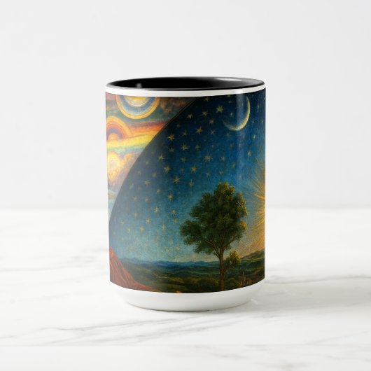Mug Celestial Cosmos Derived From Flammarion Engraving (Centre)