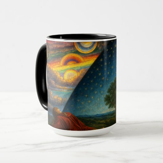 Mug Celestial Cosmos Derived From Flammarion Engraving (Devant gauche)