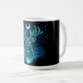 Mug Celestial Deer – Starlit Grace Wildlife Galaxy (Devant droit)