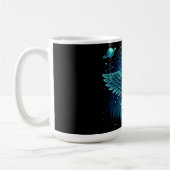 Mug Celestial Eagle – Stellar Freedom Wildlife Galaxy  (Gauche)