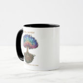 Mug Celestial Harmony Tree | Cosmic Meditation Mandala (Devant gauche)