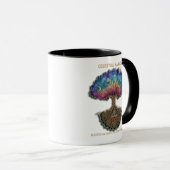 Mug Celestial Harmony Tree | Cosmic Meditation Mandala (Devant droit)