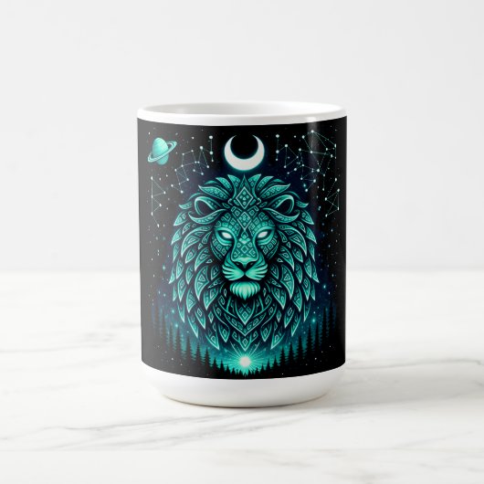 Mug Celestial Lion – Cosmic King Wildlife Galaxy (Centre)