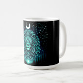 Mug Celestial Lion – Cosmic King Wildlife Galaxy (Devant droit)