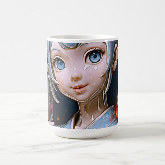 Mug Celestial Porcelain Anime Beauty (Centre)