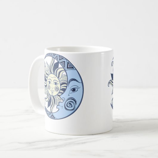 Mug Celestial Sun And Moon Boho (Devant gauche)