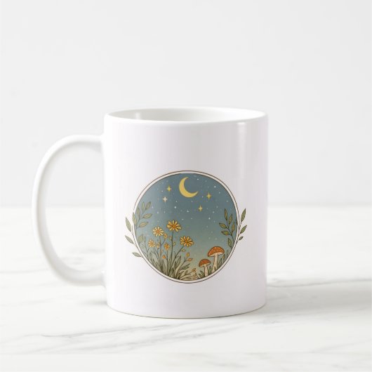 Mug Celestial Wildflower Scene (Gauche)
