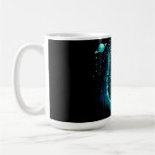 Mug Celestial Wolf – Cosmic Howl Wildlife Galaxy (Gauche)