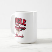 Mug Célibataire et Fabuleux Anti Saint-Valentin (Devant gauche)