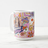 Mug Célibataire Groovy 70s dernière bringue Boogie ID9 (Devant gauche)