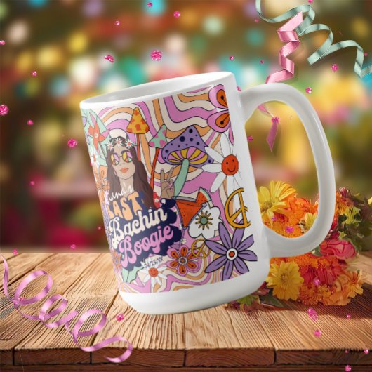 Mug Célibataire Groovy 70s dernière bringue Boogie ID9