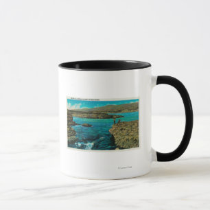 Mug Celilo tombe sur le fleuve Columbia