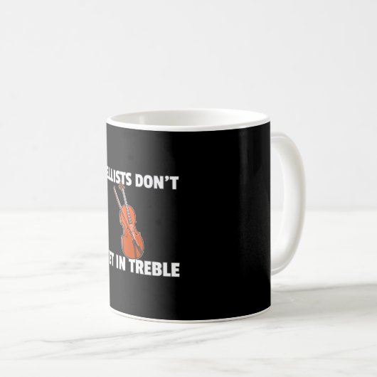 Mug Cellist Ou Cello Player (Devant droit)