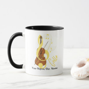 Mug Cello Graphic Musicien Thème de musique