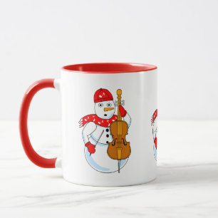 Mug Cello Snowman