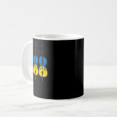 Mug Cello Ukrainian Flag Cellist String Musician Stick (Devant gauche)