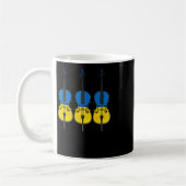 Mug Cello Ukrainian Flag Cellist String Musician Stick (Gauche)