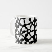 Mug Cells Abstraction Black White (Devant gauche)