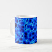 Mug Cellules 3D bleues (Devant gauche)