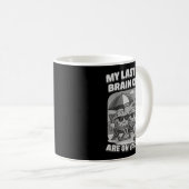 Mug Cellules cérébrales en pause Mème drôle pour les e (Devant droit)