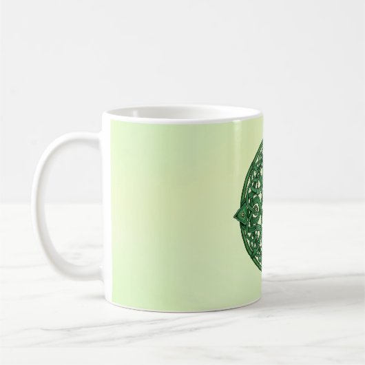 Mug Celtic Knot Circle St. Patrick's Day (Gauche)