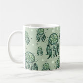 Mug Celtic knot green dreamcatcher (Gauche)