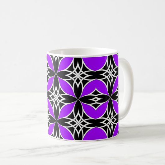 Mug Celtic miroir ( Flutterby Violet ) (Devant droit)