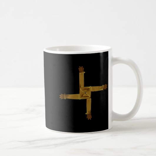 Mug Celtic Symbols Brigid's Cross Celtic Knot Irish Sy (Droite)