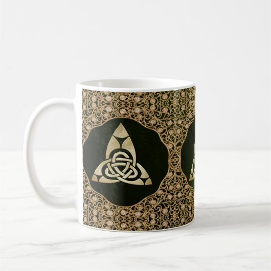 Mug Celtic Trinity Knot on Forest Shadows (Gauche)