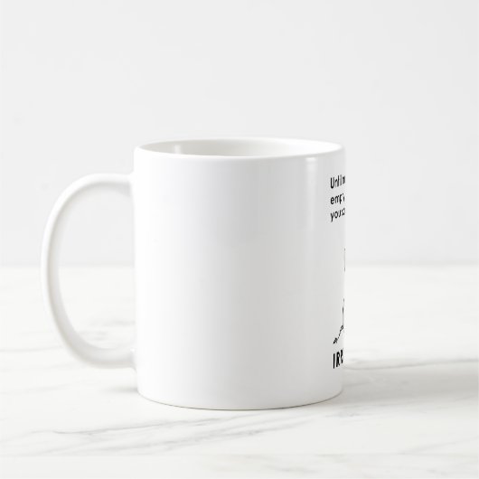 Mug Celui que vous disiez est éléphant d'Irrelephant (Gauche)