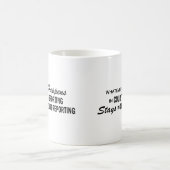 Mug Celui qui se produise - allez au devant du (Centre)