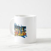 Mug Cendre de coup-de-pied de pompiers ! (Devant gauche)