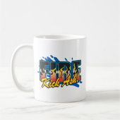 Mug Cendre de coup-de-pied de pompiers ! (Gauche)