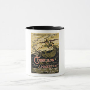 Mug Cendrillon Cinderella Opéra français vintage Paris