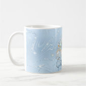 Mug Cendrillon Fairy Tale Carriage sur Blue & Silver (Gauche)