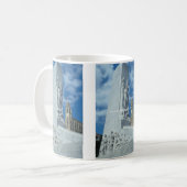 Mug Cénotaphe carré d'Alamo, San Antonio, le Texas, (Devant gauche)