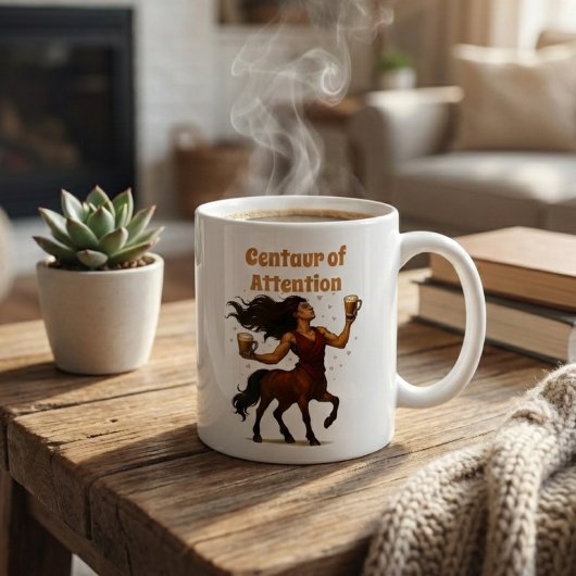 Mug Centaur of Attention Funny Pun - Greek Mythology