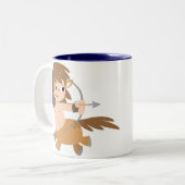 Mug Centaure Sagittaire Dessin Animé Mignon (Devant gauche)