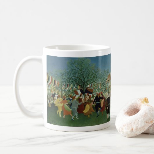 Mug Centenaire de l'Indépendance par Henri Rousseau (Avec donut)