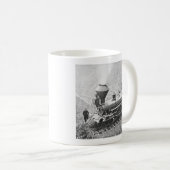 Mug Central Pacific Railroad Cape Horn California (Devant droit)