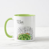 Mug Central Park et collage de New York City (Gauche)