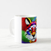 Mug centre blanc Alexander's Cat (Devant gauche)