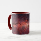 Mug Centre galactique de manière laiteuse, étoiles, (Devant gauche)