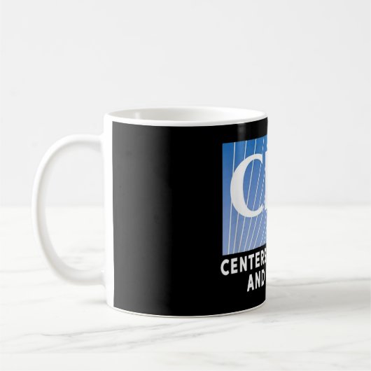 Mug Centres CDC pour tromper les Noirs (Gauche)
